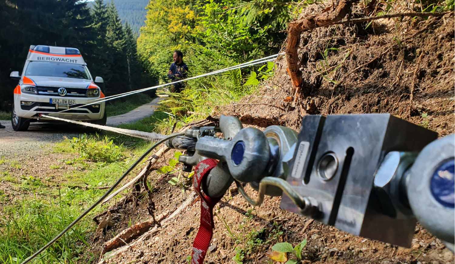 Der Flaschenzug und die Kräfte im Seil - Ein Praxistest